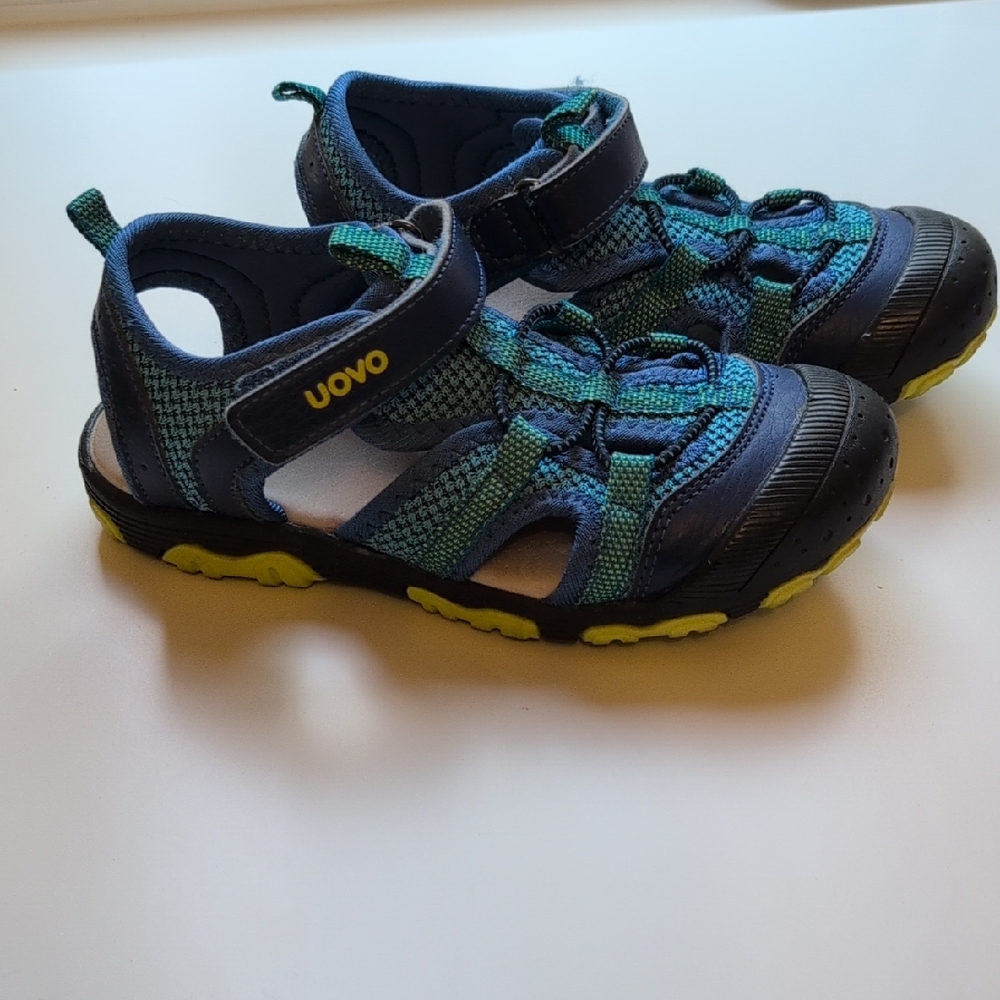 UOVO Kids Navy and Teal Adventure Sandals